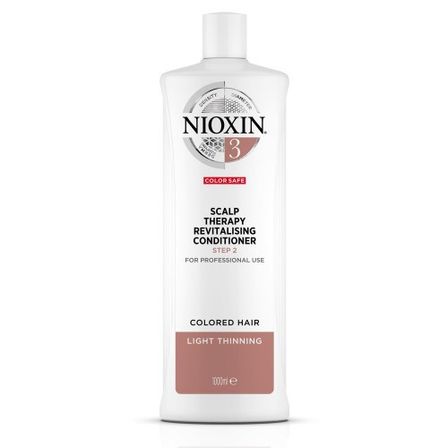 Nioxin SYS3 Scalp Therapy Revitalising Conditioner for Colored Hair with Light Thinning 1000ml
