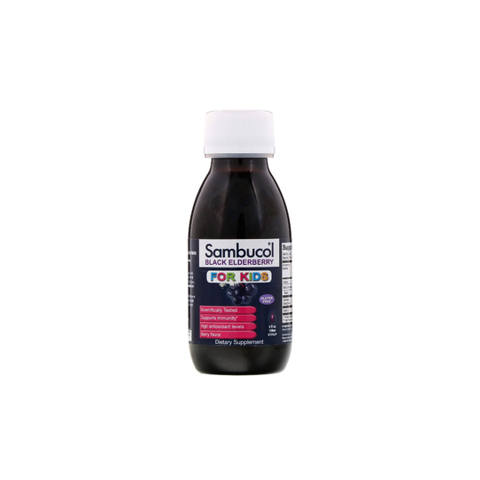 Sambucol, Black Elderberry Syrup, For Kids, Berry Flavour, 120ml