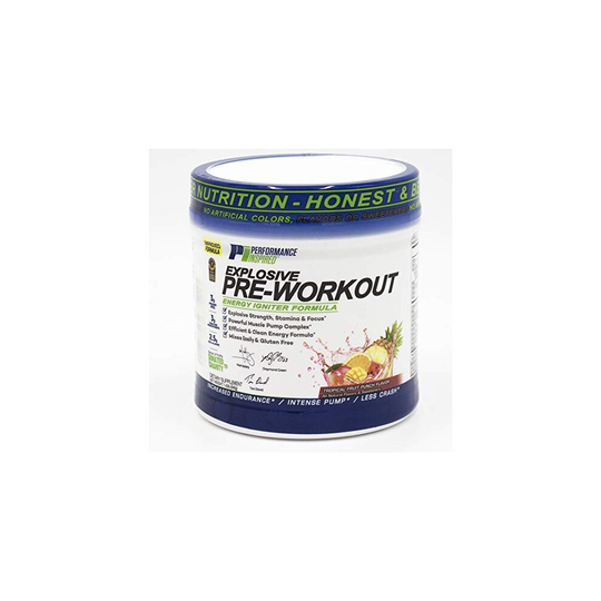 Performance Inspired Nutrition Explosive Pre-Workout, Tropical Fruit Punch, 1.49 Lb - Style #: Prepun