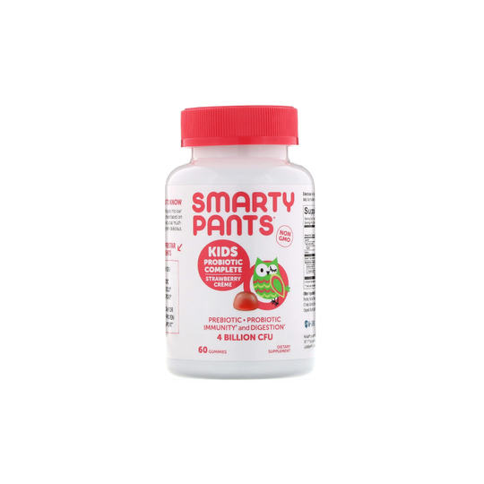 SmartyPants, Kids Probiotic Complete, Strawberry Creme, 60 Gummies