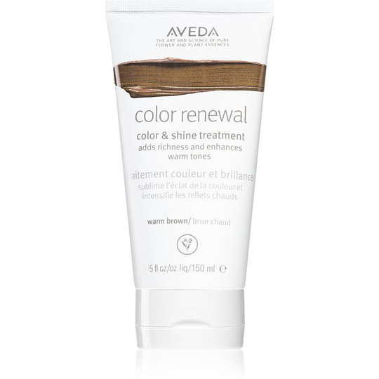 Aveda Color Renewal Color & Shine Treatment Bonding Color Mask for Hair Shade Warm Brown 150 ml