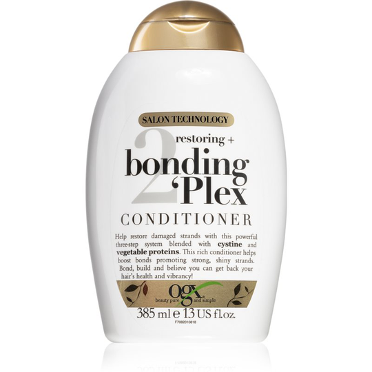 OGX Bonding Plex Restoring Conditioner for very damaged hair with split ends 385 ml