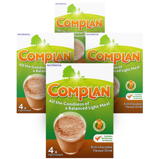 Complan Chocolate Flavour Sachets 55G X 16