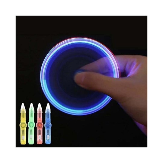 Fidget Spinner Light Up Pen - Sensory Toy Autism Stress Relief ADHD Kids Games