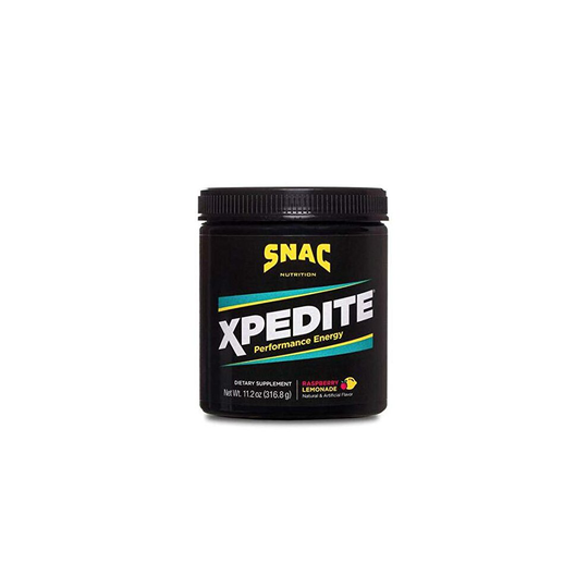 SNAC XPEDITE Preworkout Performance Energy Drink Supplement, Raspberry Lemonade Pre Workout Powder, 320 Grams (24 Servings)