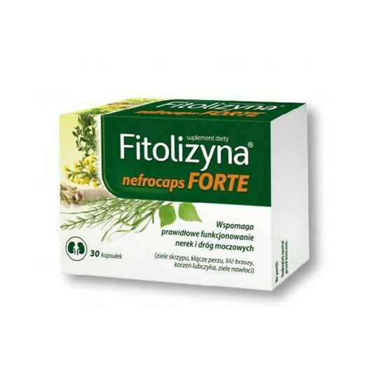 Fitolizyna Nefrocaps Forte 30 caps Functioning of Kidneys Urinary Tract