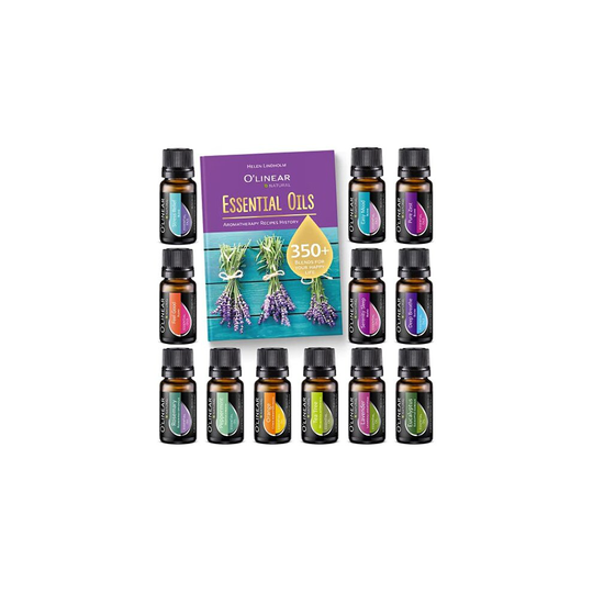 Top Essential Oils Set and Essential Oils Blends - Top 12/0.33oz (10ml) Essential Oils and Blends for Diffuser, Humidifier, Massage and Soul - Pe