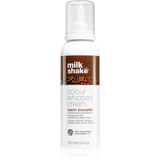 Milk Shake Colour Whipped Cream Toning Foam for All Hair Types Warm Brunette 100 ml