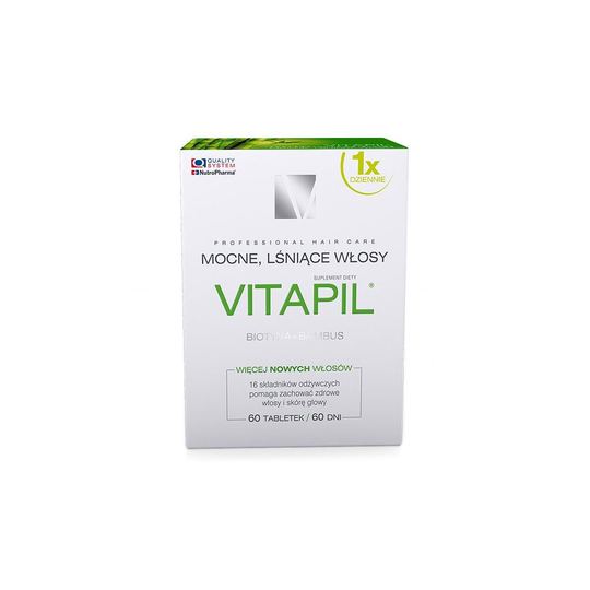 Vitapil, biotyna + bambus, 60 tabletek