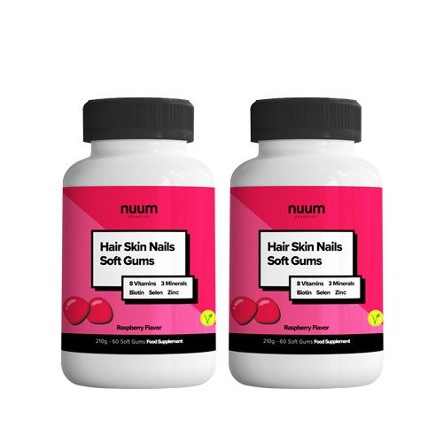 Nuum Cosmetics Hair Skin Nails Soft Gums Food Supplement 2 Months