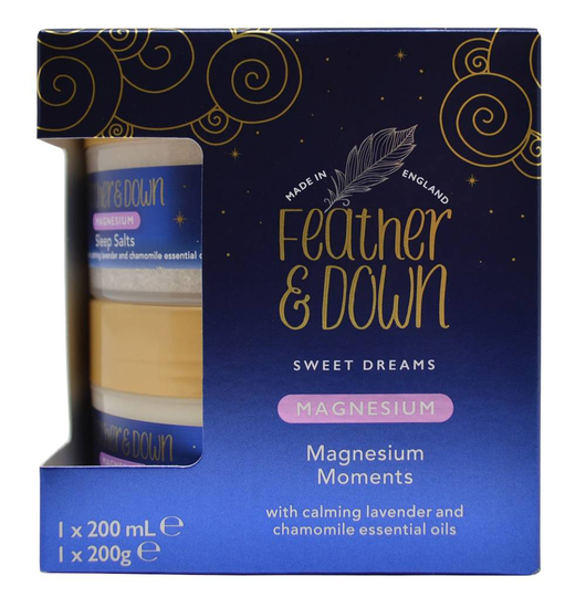 Feather & Down Feather & Down Magnesium Moments (200Ml Magnesium Sleep Butter & 200G Magnesium Sleep Salts)