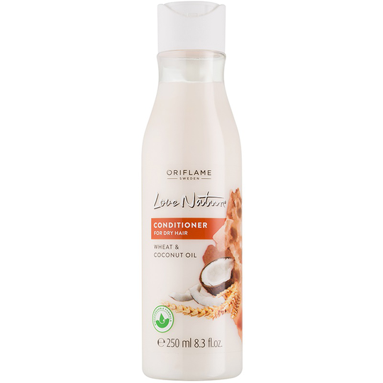 Oriflame Love Nature Wheat & Coconut Oil Conditioner For Dry Hair 250 ml