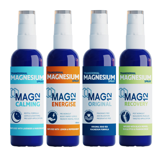 MAG12 Magnesium Spray Bundle | Original, Calming, Recovery & Energise