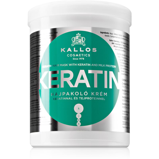 Kallos Keratin Hair Mask With Keratin 1000 ml