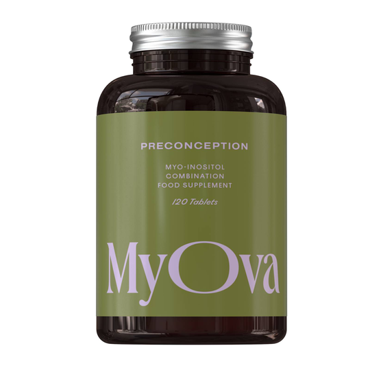 Myova Preconception - All-In-One Natural Pre-Conception Supplement With Myo-Inositol, 120 Tablets