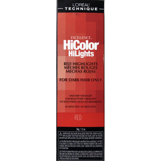 L'Oreal Technique Hicolor Red Dark Hair 34g