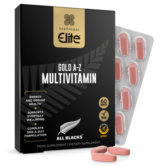 Healthspan Elite All Blacks Gold A-Z Multivitamin 60 Tablets