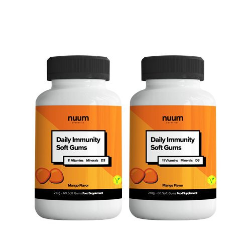 Nuum Cosmetics Daily Immunity Soft Gums Food Supplement 2 Months