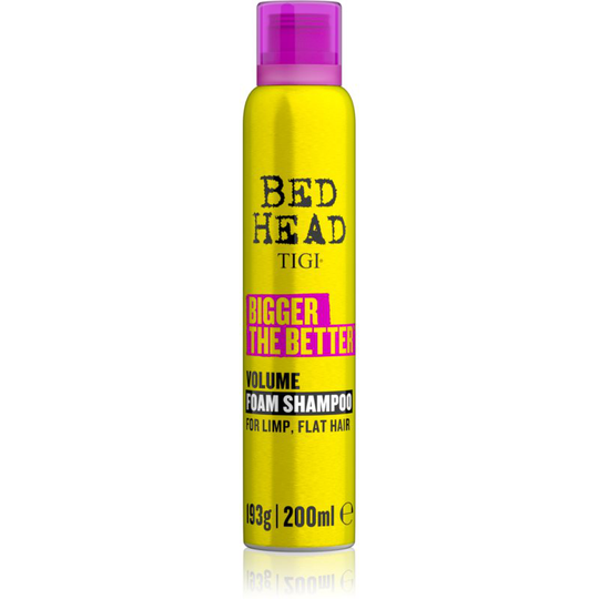 TIGI Bed Head Bigger the Better Foam Shampoo for Hair Volume 200 ml