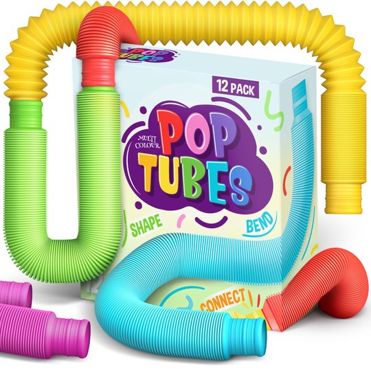 Kids Fidget Toys Autism Sensory Tubes ADHD Stress Relief Educational
