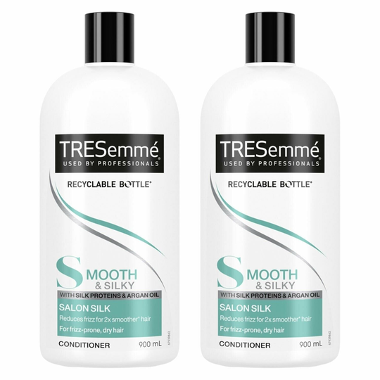 Tresemmé Smooth & Silky Salon Silk Conditioner 2 X 900Ml