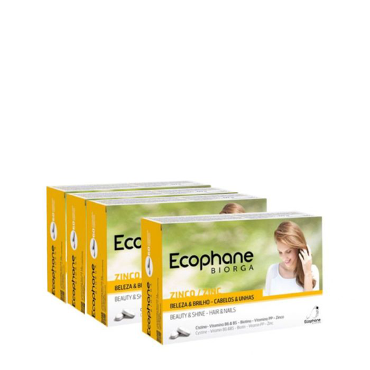 Ecophane Zinc Fortifying Supplement For Hair And Nails 4x60