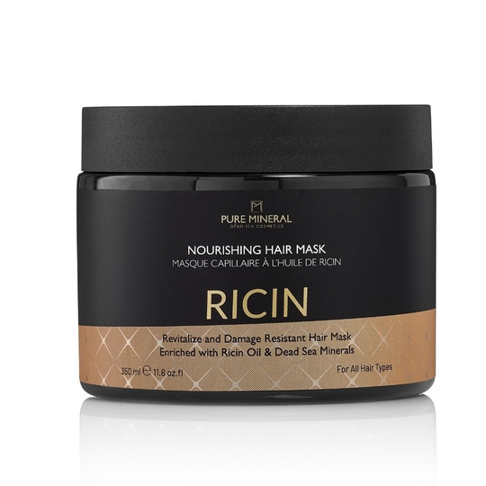 Pure Mineral Castor Hair Mask 350Ml