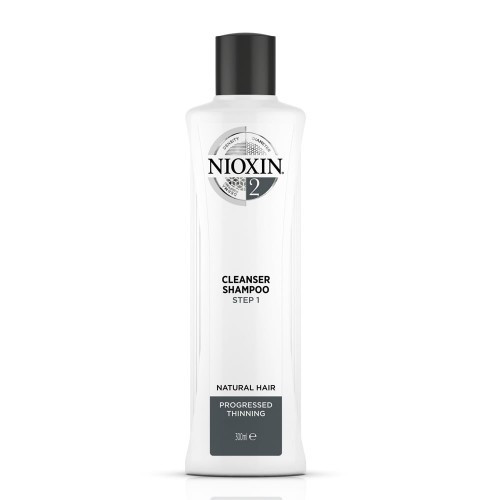 Nioxin SYS2 Cleanser Shampoo for Natural Hair with Progressed Thinning 300ml