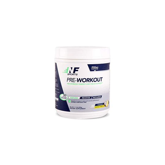 NF Sports Pre-Workout - Supports Energy, Cognitive Function, Strength, and Muscular Endurance to Optimize Workouts - Coconut-Pineapple Flavor - 100% S