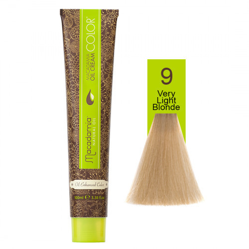 Macadamia Oil Cream Color 9.0 Very Light Blond
