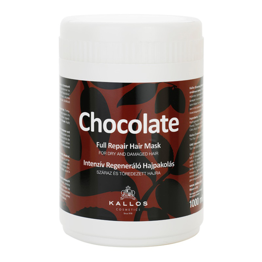 Kallos Chocolate Regenerating Mask for Dry and Damaged Hair 1000 ml