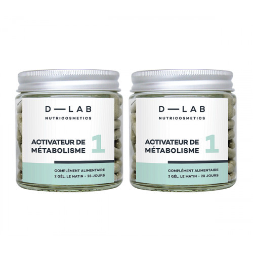 D-LAB Nutricosmetics Activateur de Métabolisme Metabolism Activator Food Supplement 2 Months