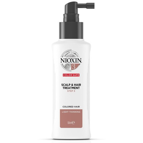 Nioxin SYS3 Scalp & Hair Treatment for Colored Hair with Light Thinning 100ml