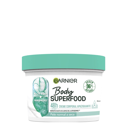 Garnier Body Superfood Aloe Vera & Magnesium Soothing Cream 380ml