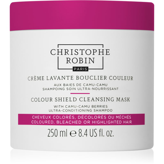 Christophe Robin Color Shield Mask with Camu-Camu Berries Cleansing Mask For Coloured Or Streaked Hair 250 ml