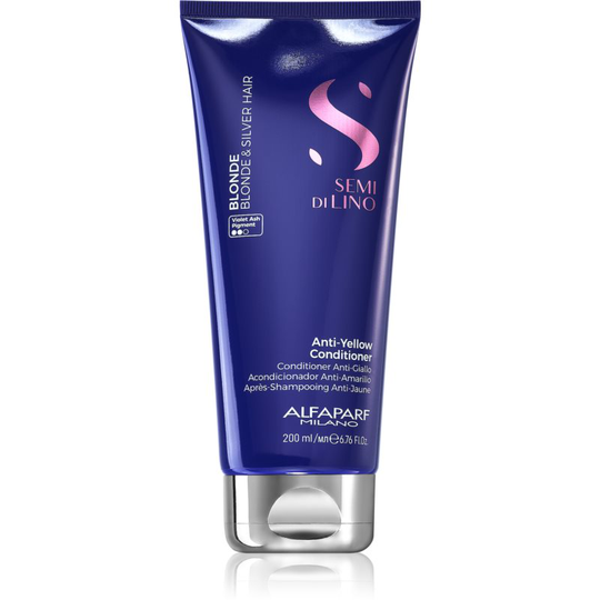 Alfaparf Milano Semi di Lino Blonde Violet Conditioner For Blondes And Highlighted Hair 200 ml
