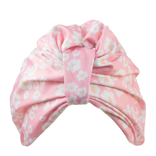 The Vintage Cosmetic Company Shower Cap Turban Style Daisy