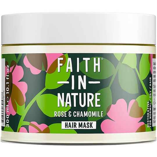 Faith In Nature Hair Mask-Wild Rose & Chamomile Hair Mask 300Ml