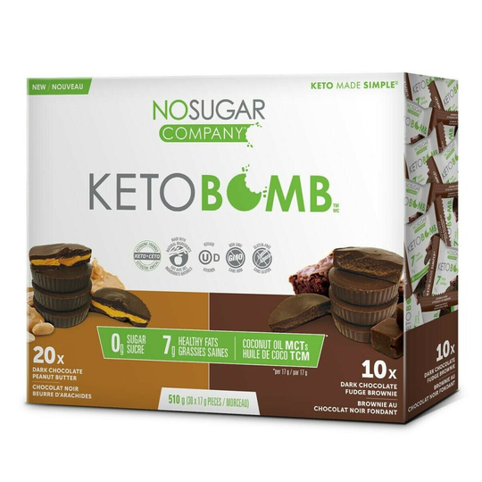 KETO Bomb 510G 30 Pieces The No Sugar Company