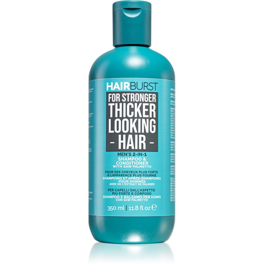Hairburst For Stronger Thicker Looking Hair Shampoo And Conditioner 2 In 1 for Men 350 ml