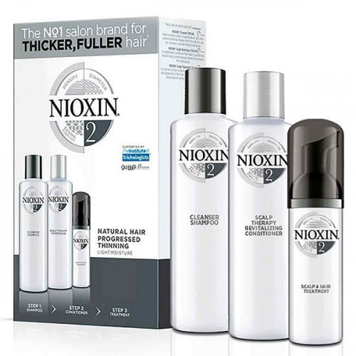 Nioxin SYS2 Care System Trial Kit for Natural Hair with Progressed Thinning Small
