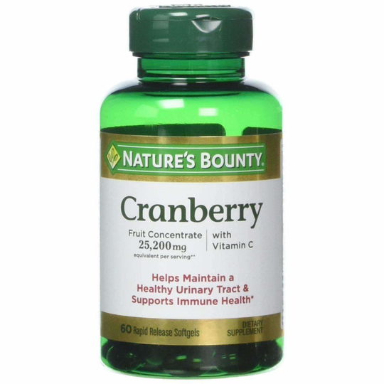 Cranberry W/Vit C Softgels Nby 60