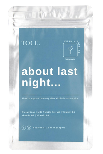 Tocu About Last Night Hangover Vitamin Patches X4