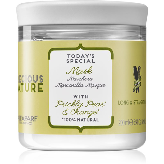 Alfaparf Milano Precious Nature Prickly Pear & Orange Smoothing Mask To Treat Frizz 200 ml
