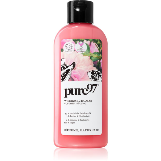 Pure97 Wildrose & Baobab Volume Condicioner For Fine Hair And Hair Without Volume 200 ml