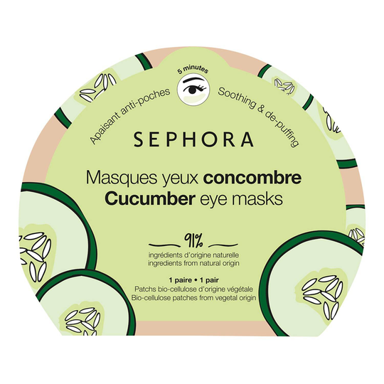 Sephora Collection Bio-Cellulose Eye Masks 38 P (Rosé Hâlé) - 30 Ml