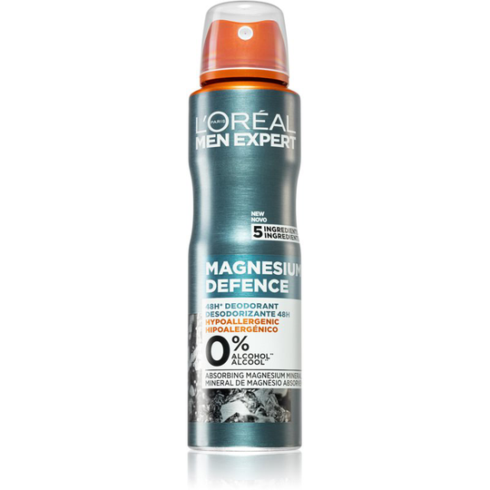 L'Oréal Paris Men Expert Magnesium Defence Deodorant Spray for Men 150 ml