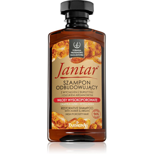 Farmona Jantar High Porosity Hair Nourishing Shampoo for Shiny and Soft Hair 330 ml