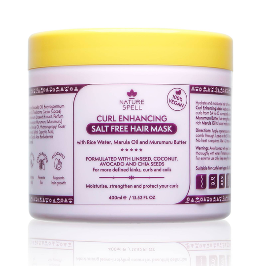 Nature Spell Curl Enhancing Salt Free Hair Mask 400Ml