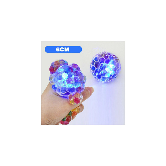 Stress Squeeze Ball Toy Squishy Mesh Anti Stress Relief Abreaction Sensory 6cm